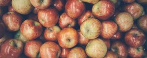 Preview wallpaper apples, fruit, harvest, ripe