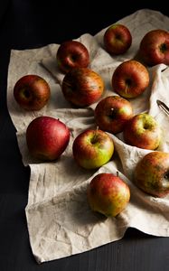 Preview wallpaper apples, fruit, harvest, ripe, red