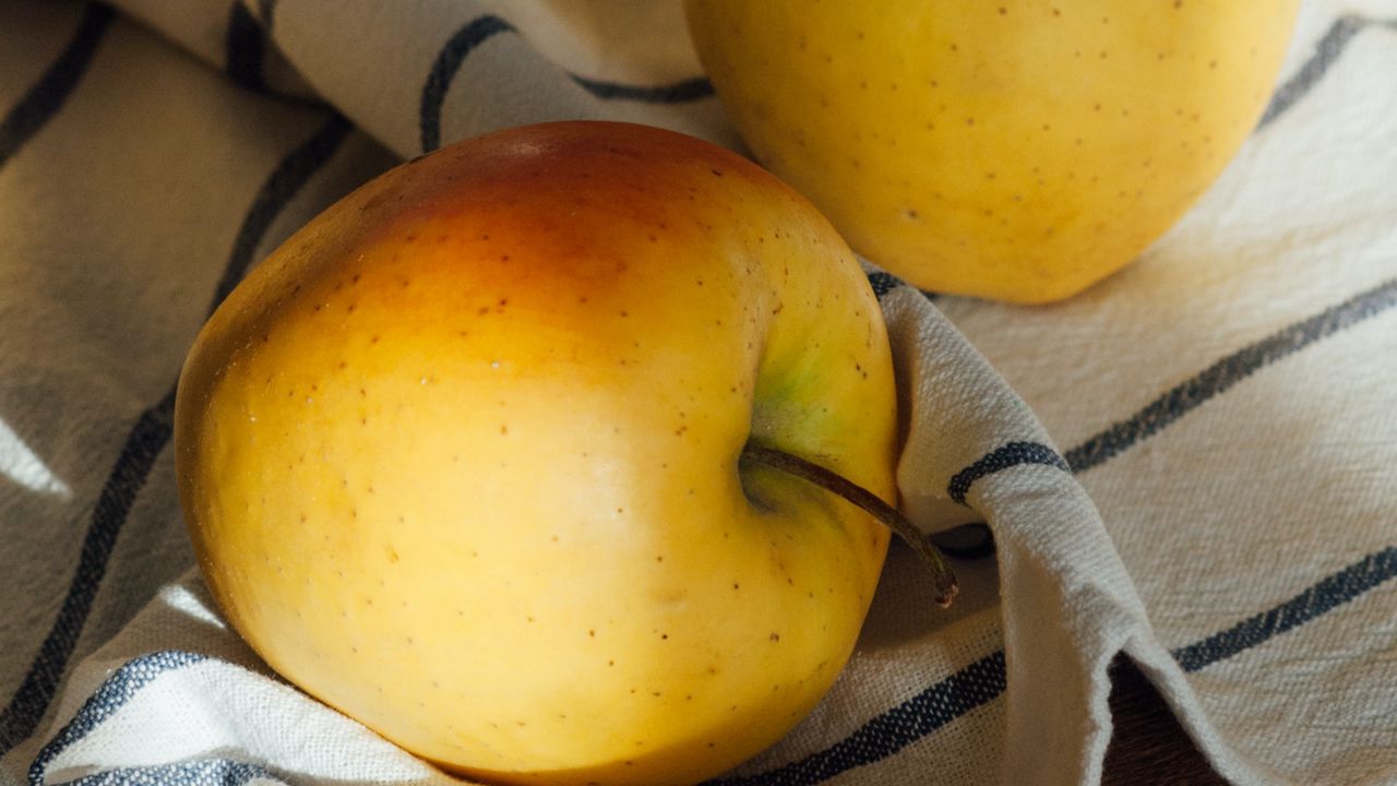 Wallpaper apples, fruits, cloth