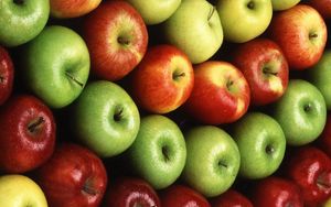 Preview wallpaper apples, red, green, yellow, grades