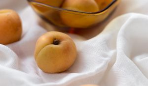 Preview wallpaper apricots, fruit, bowl, composition