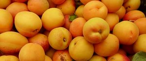 Preview wallpaper apricots, fruit, fresh, yellow