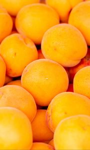 Preview wallpaper apricots, fruit, yellow, ripe, fresh