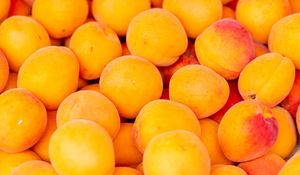 Preview wallpaper apricots, fruit, yellow, ripe, fresh