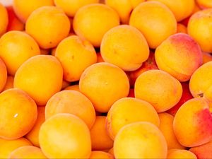 Preview wallpaper apricots, fruit, yellow, ripe, fresh