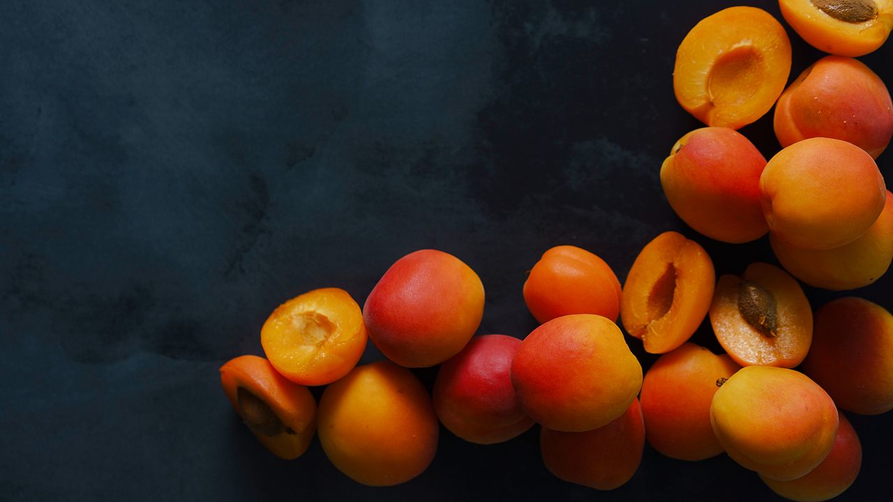 Wallpaper apricots, fruits, food