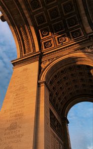 Preview wallpaper arc de triomphe, arch, architecture, interesting place, paris
