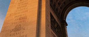 Preview wallpaper arc de triomphe, arch, architecture, interesting place, paris