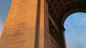 Preview wallpaper arc de triomphe, arch, architecture, interesting place, paris