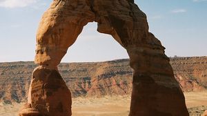 Preview wallpaper arch, canyon, sandy, rocks, sand