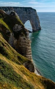 Preview wallpaper arch, rock, coast, cliff, sea