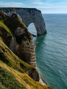 Preview wallpaper arch, rock, coast, cliff, sea