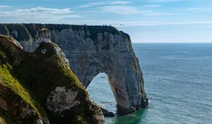 Preview wallpaper arch, rock, coast, cliff, sea