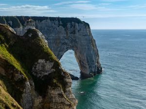 Preview wallpaper arch, rock, coast, cliff, sea
