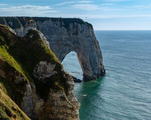 Preview wallpaper arch, rock, coast, cliff, sea