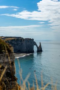 Preview wallpaper arch, rocks, coast, sea, water