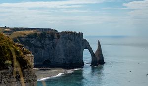 Preview wallpaper arch, rocks, coast, sea, water