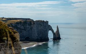 Preview wallpaper arch, rocks, coast, sea, water