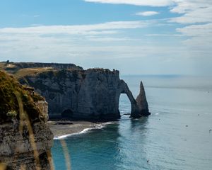 Preview wallpaper arch, rocks, coast, sea, water