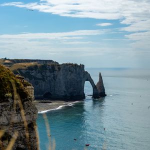 Preview wallpaper arch, rocks, coast, sea, water