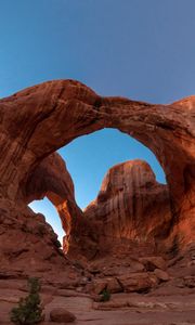 Preview wallpaper arch, rocks, mountains, canyon