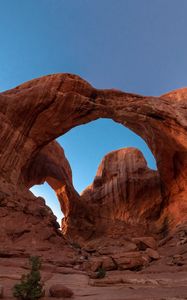 Preview wallpaper arch, rocks, mountains, canyon