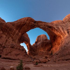 Preview wallpaper arch, rocks, mountains, canyon