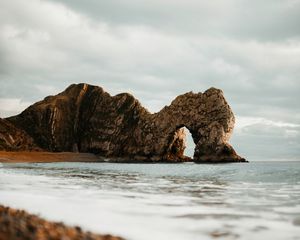 Preview wallpaper arch, rocks, shore, beach