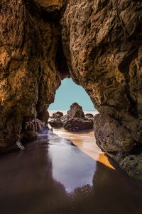 Preview wallpaper arch, rocks, stones, coast