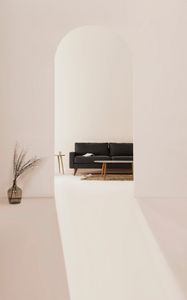 Preview wallpaper arch, sofa, furniture, interior, white