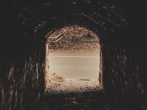 Preview wallpaper arch, tunnel, architecture, road