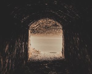 Preview wallpaper arch, tunnel, architecture, road