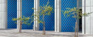 Preview wallpaper arches, architecture, trees