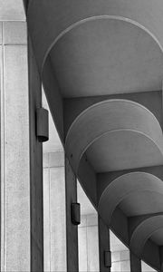Preview wallpaper arches, building, architecture, stone, gray