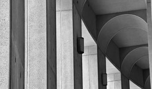 Preview wallpaper arches, building, architecture, stone, gray