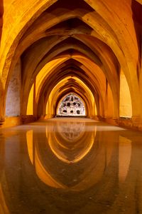 Preview wallpaper arches, building, light, architecture, reflection