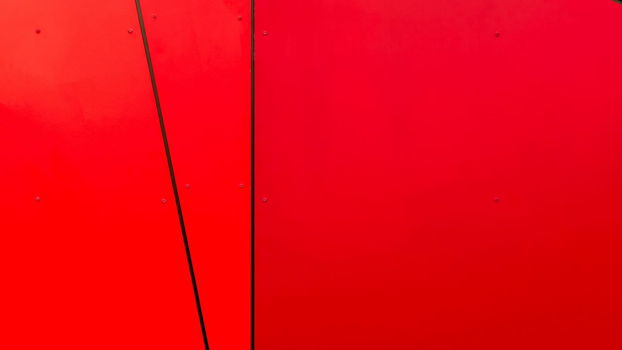 Wallpaper architectural details, linear, minimalism, red