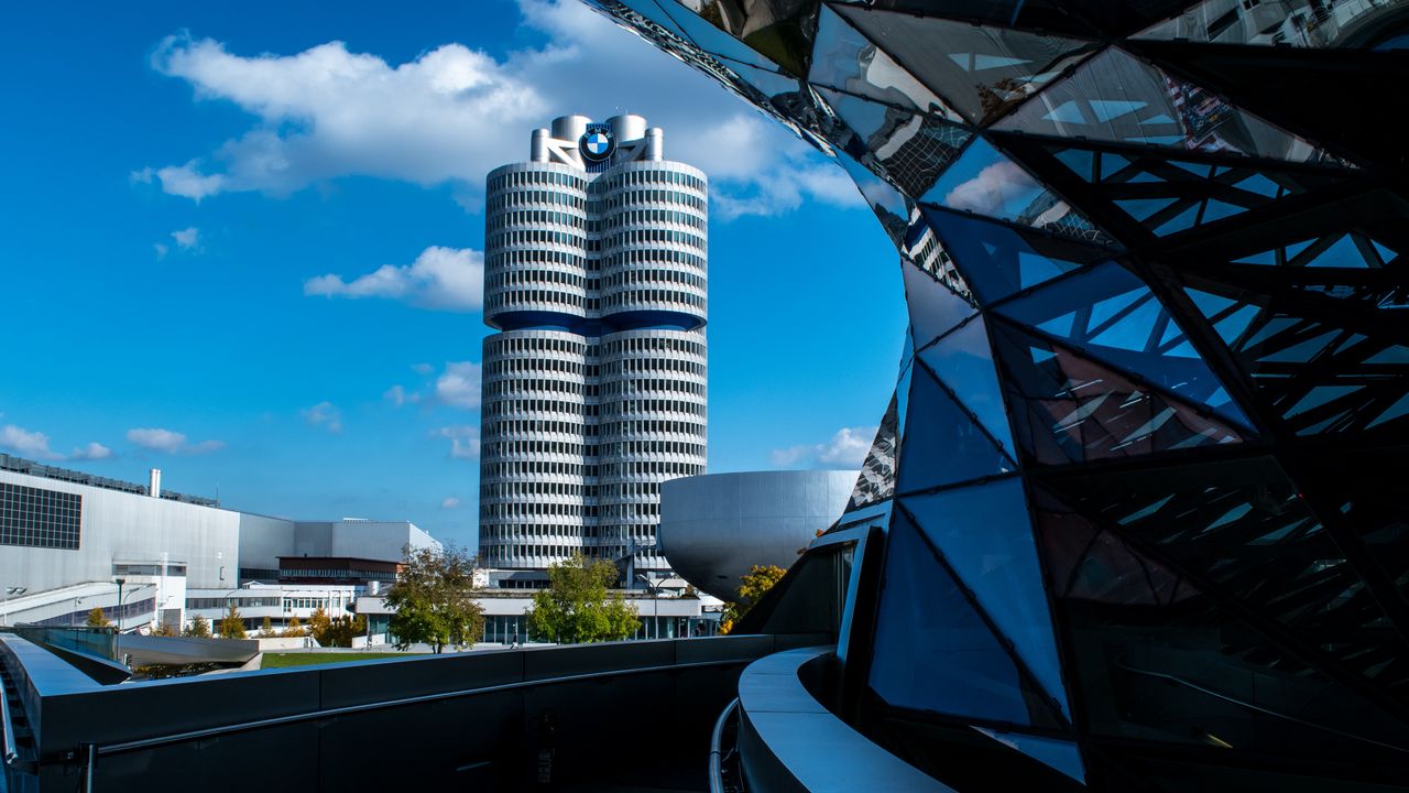 Wallpaper architecture, building, buildings, bmw, modern, skyscrapers