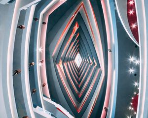 Preview wallpaper architecture, building, design, form, bottom view