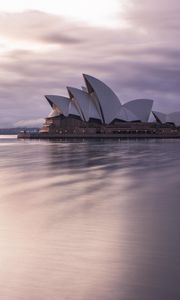 Preview wallpaper architecture, building, dusk, sydney