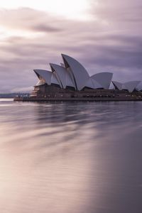 Preview wallpaper architecture, building, dusk, sydney