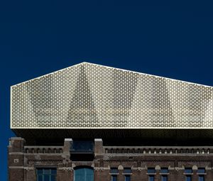 Preview wallpaper architecture, building, facade, pattern, minimalism, city