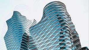 Preview wallpaper architecture, building, glass, windows, edges
