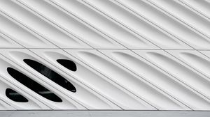 Preview wallpaper architecture, building, wall, white, geometric, minimalism