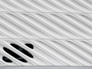 Preview wallpaper architecture, building, wall, white, geometric, minimalism