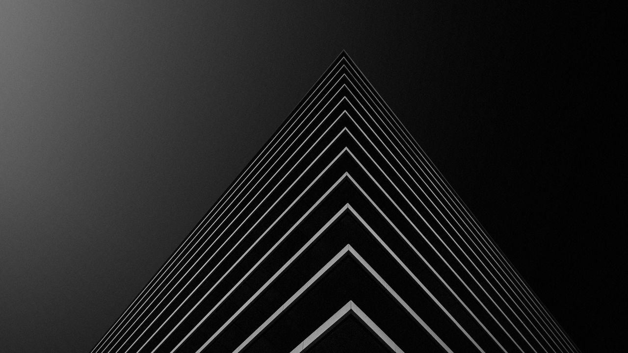 Wallpaper architecture, bw, symmetry, minimalism