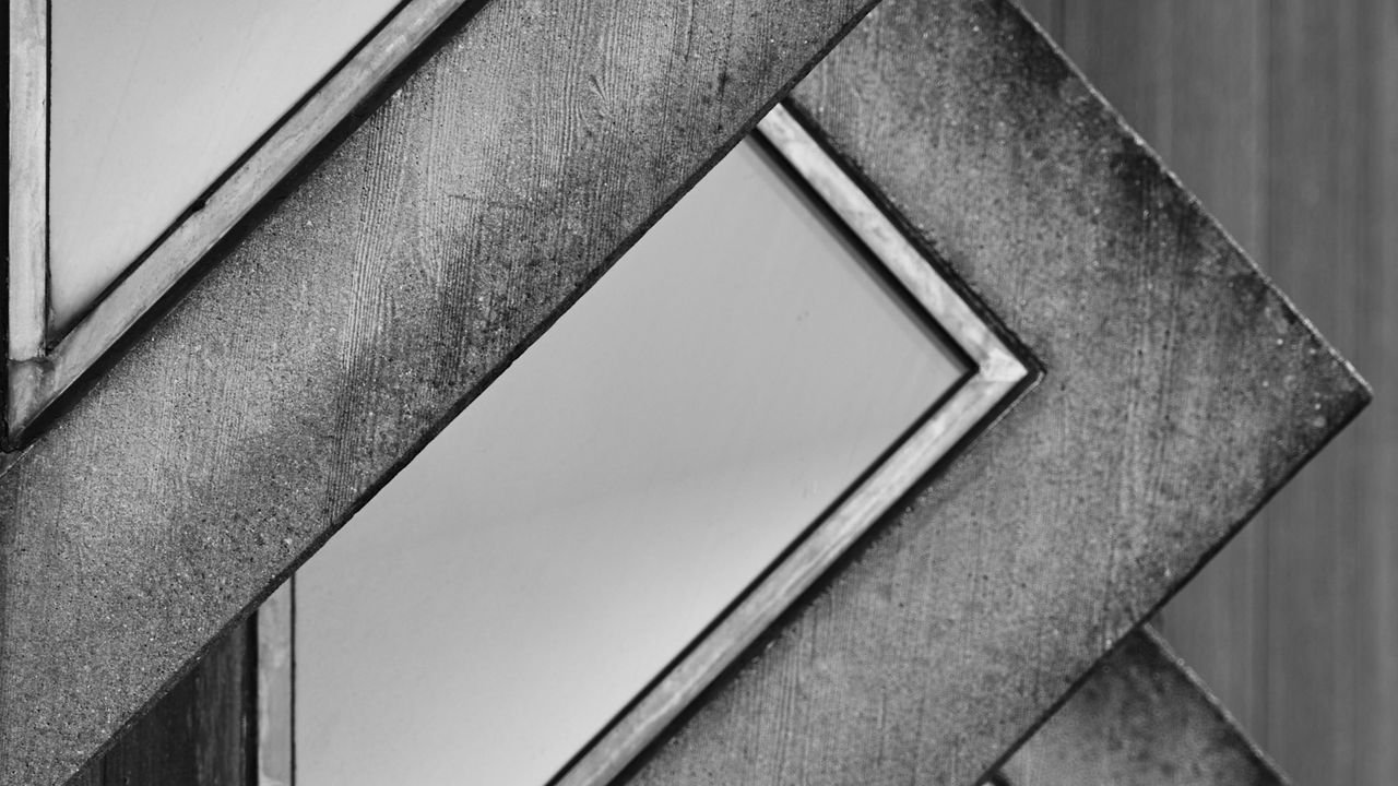 Wallpaper architecture, concrete, style, grey, black and white
