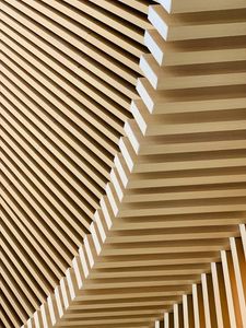 Preview wallpaper architecture, construction, wood, stripes, light