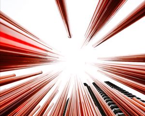 Preview wallpaper architecture, design, form, red, bottom view
