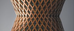 Preview wallpaper architecture, design, wooden, rhombus